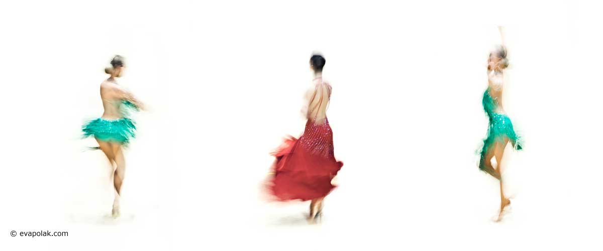 Latin dancers impressionist style