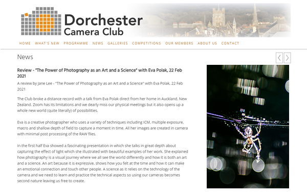 Eva Polak in Dorchester Camera Club-image