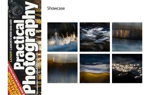 showkase of images in Practical Photography Magazine