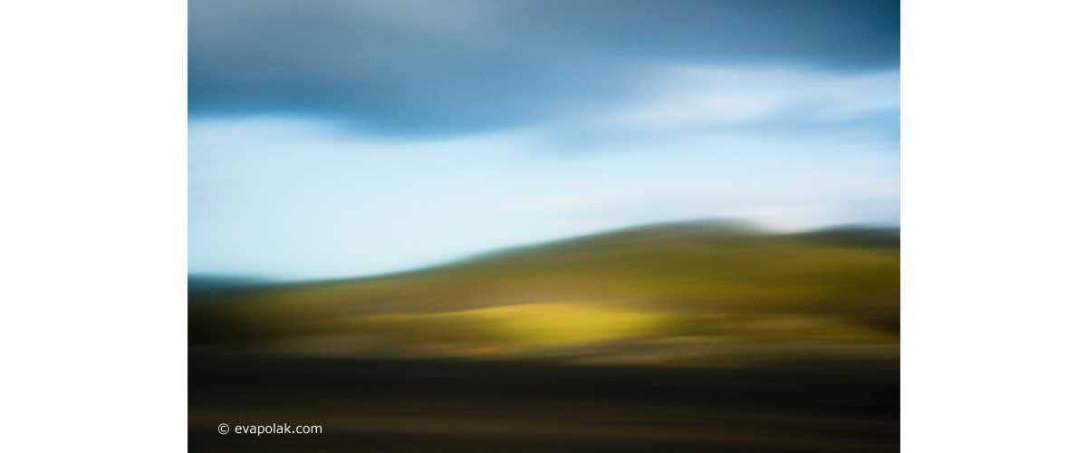 Landscape created by vaseline technique