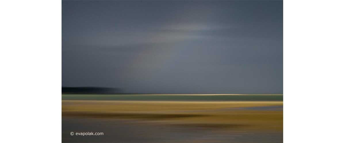 Impressionist vision of a beach